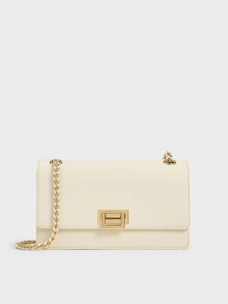 Charles & Keith Everline Braided-Strap Shoulder Bag