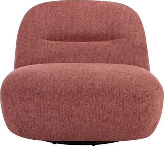 VENTE-UNIQUE.COM Sill&oacute;n cl&aacute;sico poli&eacute;ster terracota