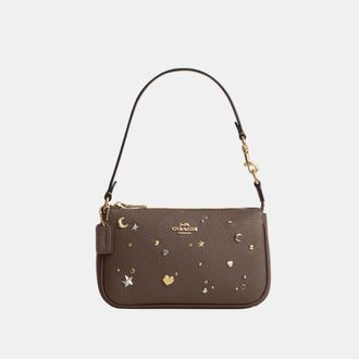 Coach Womens Nolita 19 With Rivets - Brown Leather - One Size