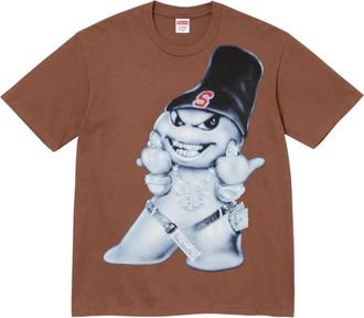 SUPREME Snowman T-Shirt Brown FW25T20-BROWN