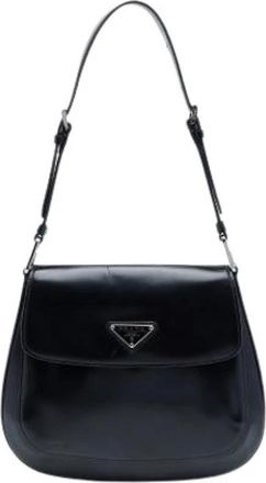 Prada Pre-owned Vintage Schoudertas - Dames - Vintage Schoudertas - Zwart - ONE Size - Leer - Vintage