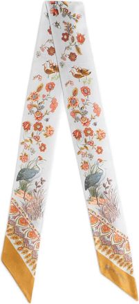 Etro Zijden sjaal met paisley-print - Beige