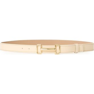B-Low The Belt Louie Leather Belt in Latte Gold at Nordstrom, Size X-Small