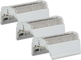 OEM Cuchillas De Afeitar + Marco Compatibles Con Braun, 3 Unidades, Color Plata, Para Modelos 5314, 5311, 5312, 5000, 5005, 5010, 5015-producto Compatible
