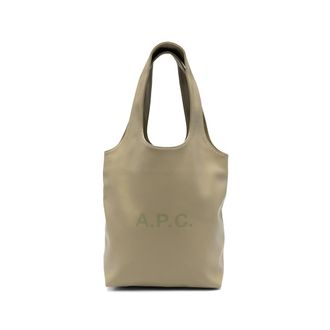 A.P.C. A. p.c. Logo-print Leather Tote Bag