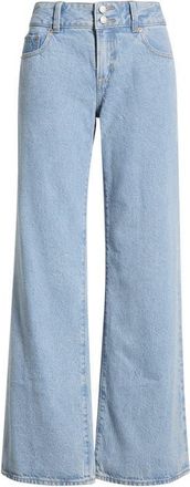 PacSun Zoe Low Rise Girlfriend Jeans in Medium Indigo at Nordstrom, Size 30