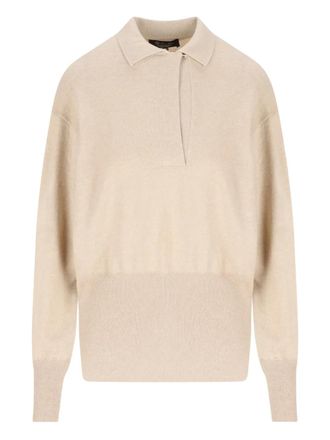 Loro Piana ribbed polo shirt - Beige