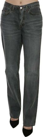 Just Cavalli Womens Jeans Straight Leg Ju1539316 - Grey Cotton - Size 30 (Waist)