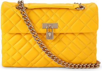 Kurt Geiger Womens Leather Brixton Bag - Yellow - One Size