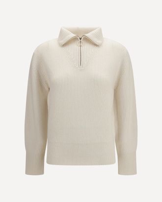 Forte_Forte FORTE_FORTE Maglione Half zip in lana e cashmere Woman II