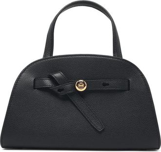 Tory Burch Tory Burch Romy kleine zwarte leren topkoffer