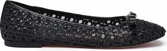 Twin-Set Black Rubber Ballerina