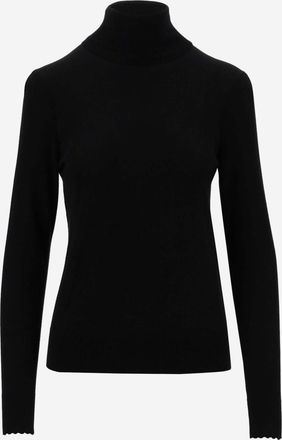 Chloé Black Black High Collar Sweater