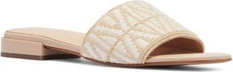 FRANKiE4 Aniston Slide Sandal in Natural Weave at Nordstrom, Size 9.5