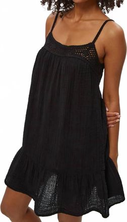 Michael Stars Emree Mini Dress In Black
