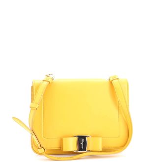 Ferragamo Vara Bow Crossbody Bag Leather Small