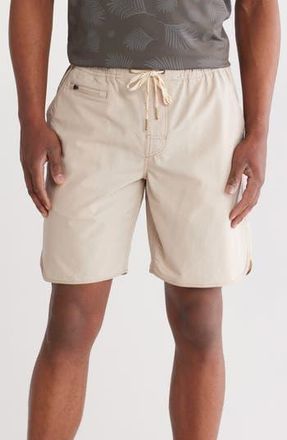 Vintage 1946 Hybrid Seersucker Drawstring Shorts in Khaki at Nordstrom Rack, Size Small