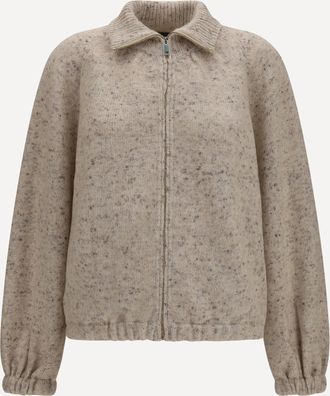Fabiana Filippi Bomber oversize in filato bottonato con lurex Woman 40