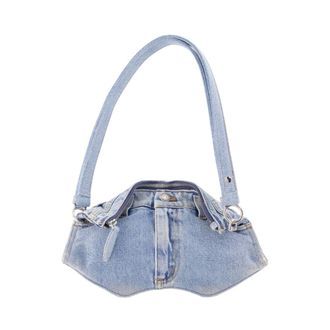 Alexander McQueen Bolso Manta - Bags - Mujer - Azul - ONE SIZE