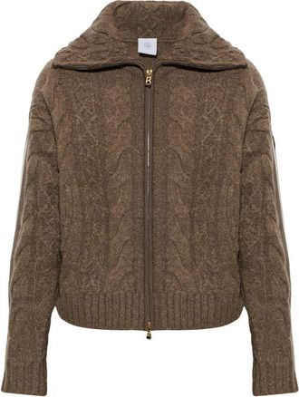 Bogner Cardigan Lotta - Dames - Vesten - Bruin - XL - Wol - Truien & Vesten