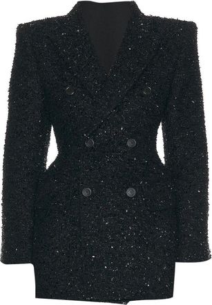 Balenciaga Black Double Breasted Blazer