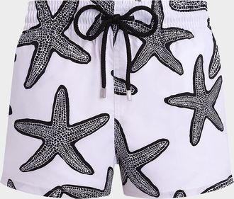 Vilebrequin Mens Starlettes Swim Trunks