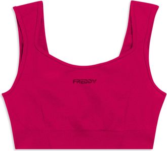Freddy Top sportivo seamless con scollo a cuore e supporto leggero