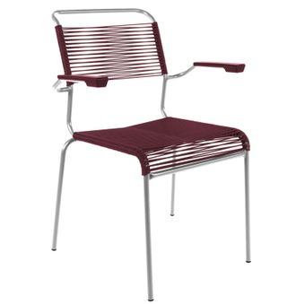 Schubiger M&ouml;bel Spaghetti-Stuhl S&auml;ntis mit Armlehnen