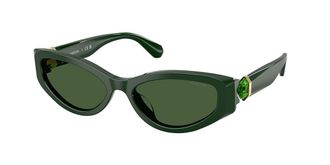 Swarovski SK6045U 102671 Womens Sunglasses Green Size 55
