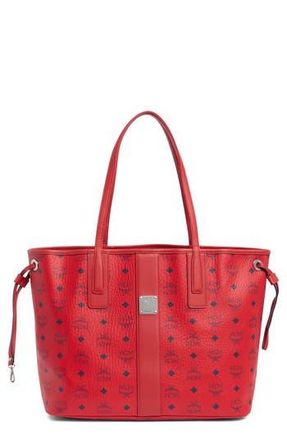 MCM Medium Liz Reversible Shopper in Candy Red at Nordstrom Rack