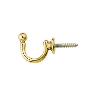 OEM 50 X Fermatenda Gancio Sfera Oro Lucido 33x26 Mm