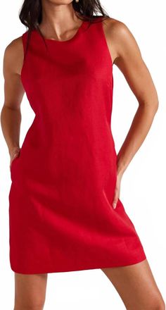 Staple the Label Valencia Shift Dress In Red