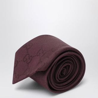 Gucci Tie in GG cotton and silk jacquard