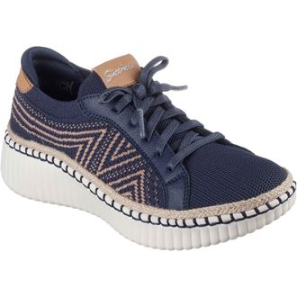 Skechers Wilshire Blvd - Bellevue Textiel Vrouwen Marineblauwe Standaard Sneakers