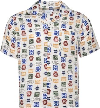 Rhude Camicia con stampa - Bianco