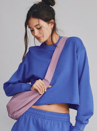 Twik Womens Cropped fleece sweatshirt