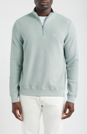 Barbour Ravensworth Quarter Zip Pullover in Dusty Slate at Nordstrom, Size Xx-Large
