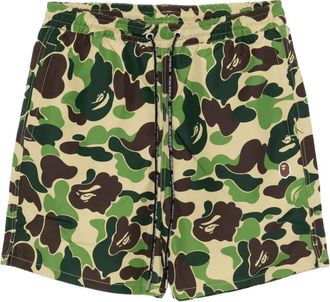 A Bathing Ape Shorts con stampa grafica - Verde