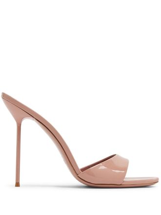 PARIS TEXAS Lidia 105mm patent-leather mules - Pink
