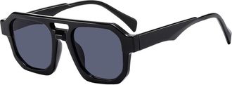 Generic Outdoor Men Driving Sunglasses Commuter Women Vacation Sun Glasses(Black)
