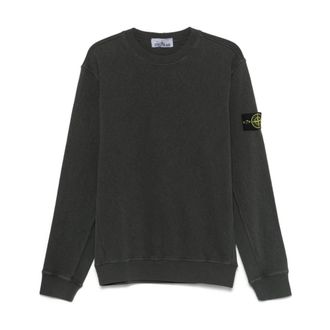 Stone Island Grey Crewneck Sweatshirt Ss25