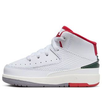 Air Jordan (TD) Air Jordan 2 Retro White Sail Fire Red DQ8563-101