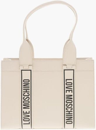 Moschino LOVE MOSCHINO Faux Leather Tote Bag with Logoed Bands size Unica