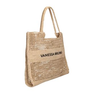 Vanessa Bruno Dames, Tassen, Beige, Maat: ONE Size Katoen