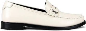 Saint Laurent Le Loafer Penny Slippers, Brand Size 45 ( US Size 12 )
