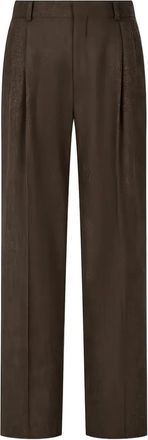 Man On The Boon. Pantaloni plissé - Marrone