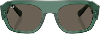 Ray-Ban square-frame sunglasses - unisex - Acetate - 55 - Green