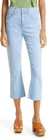 Veronica Beard Carly Crop Flare Jean In Bail Out