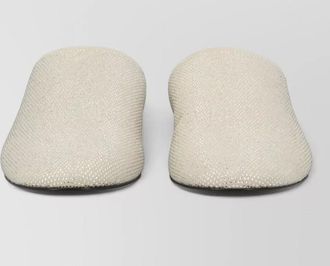Premiata leather mules rhinestone detail flat sole