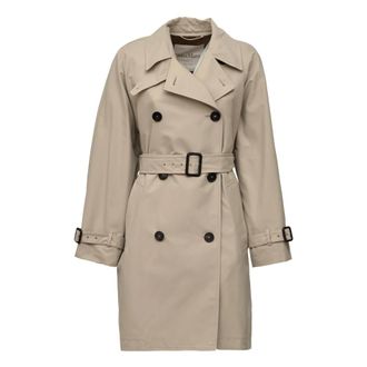 Max Mara Trench Midi Doppiopetto - Coats - Mujer - Beige - XS